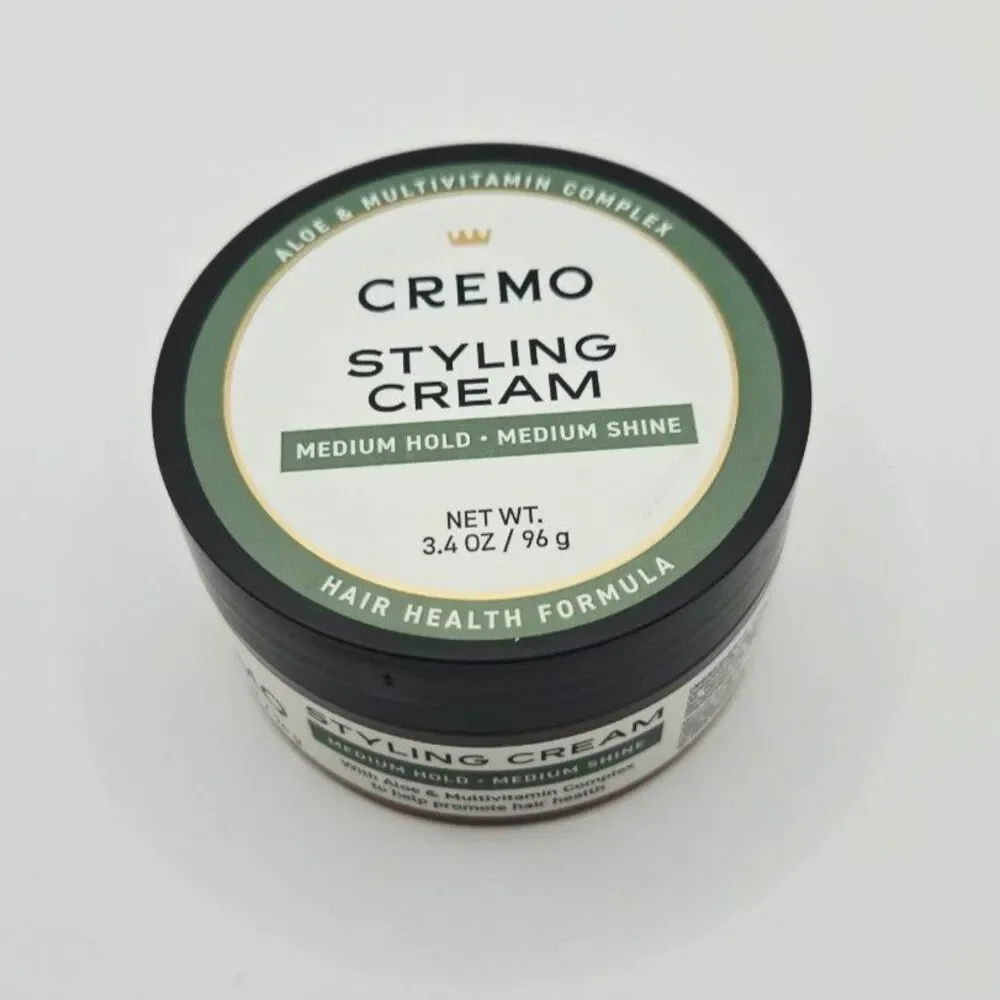 Cremo Styling Cream Medium Hold Medium Shine 3.4 oz / 96 g